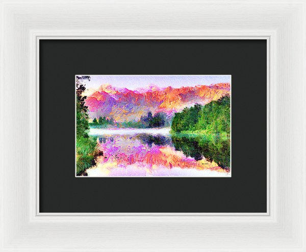 Framed Print - Abstract Landscape 0743