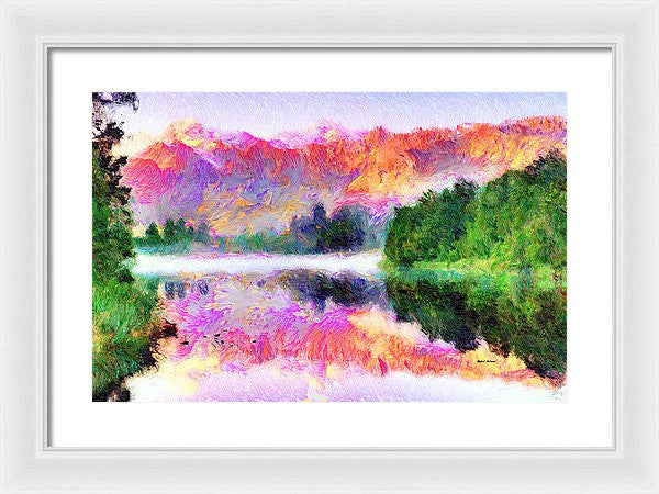 Framed Print - Abstract Landscape 0743