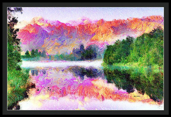 Framed Print - Abstract Landscape 0743