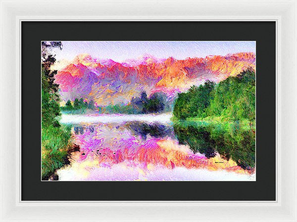 Framed Print - Abstract Landscape 0743