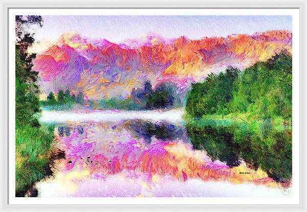 Framed Print - Abstract Landscape 0743