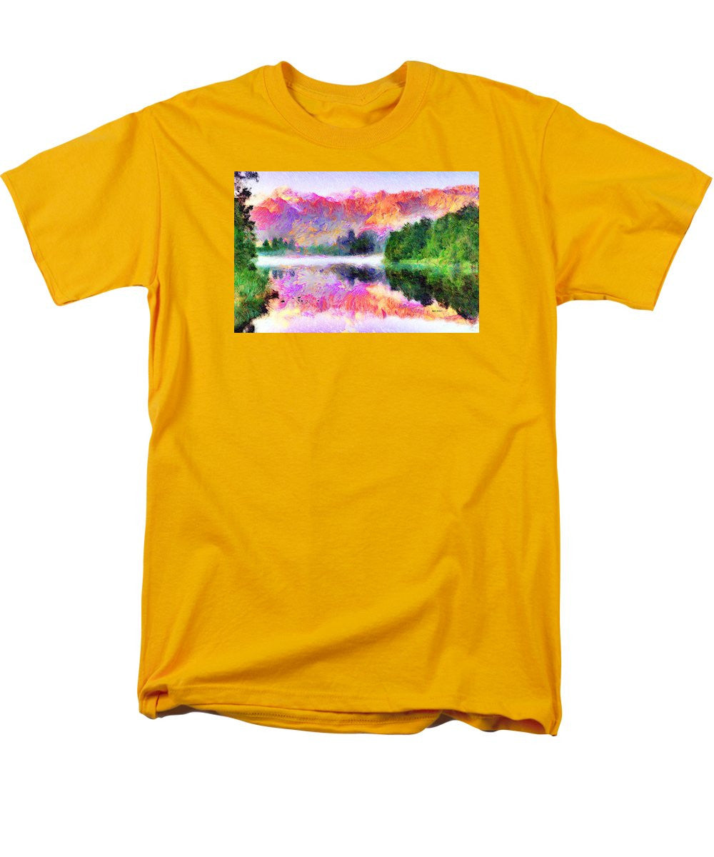 Men's T-Shirt  (Regular Fit) - Abstract Landscape 0743