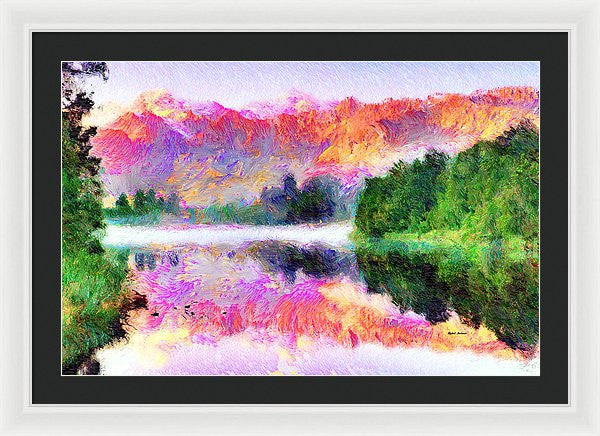 Framed Print - Abstract Landscape 0743