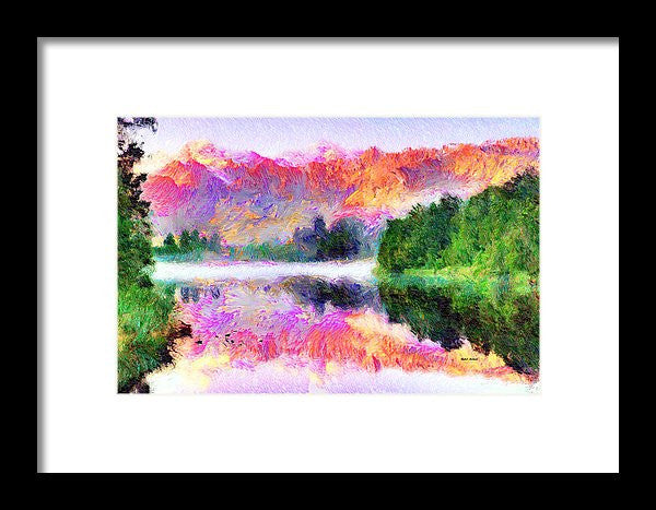 Framed Print - Abstract Landscape 0743