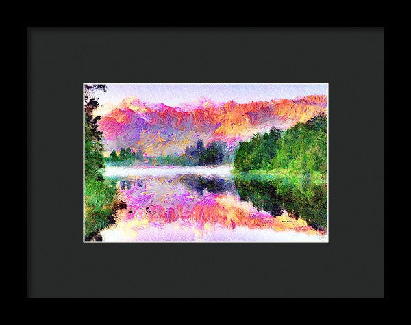 Framed Print - Abstract Landscape 0743