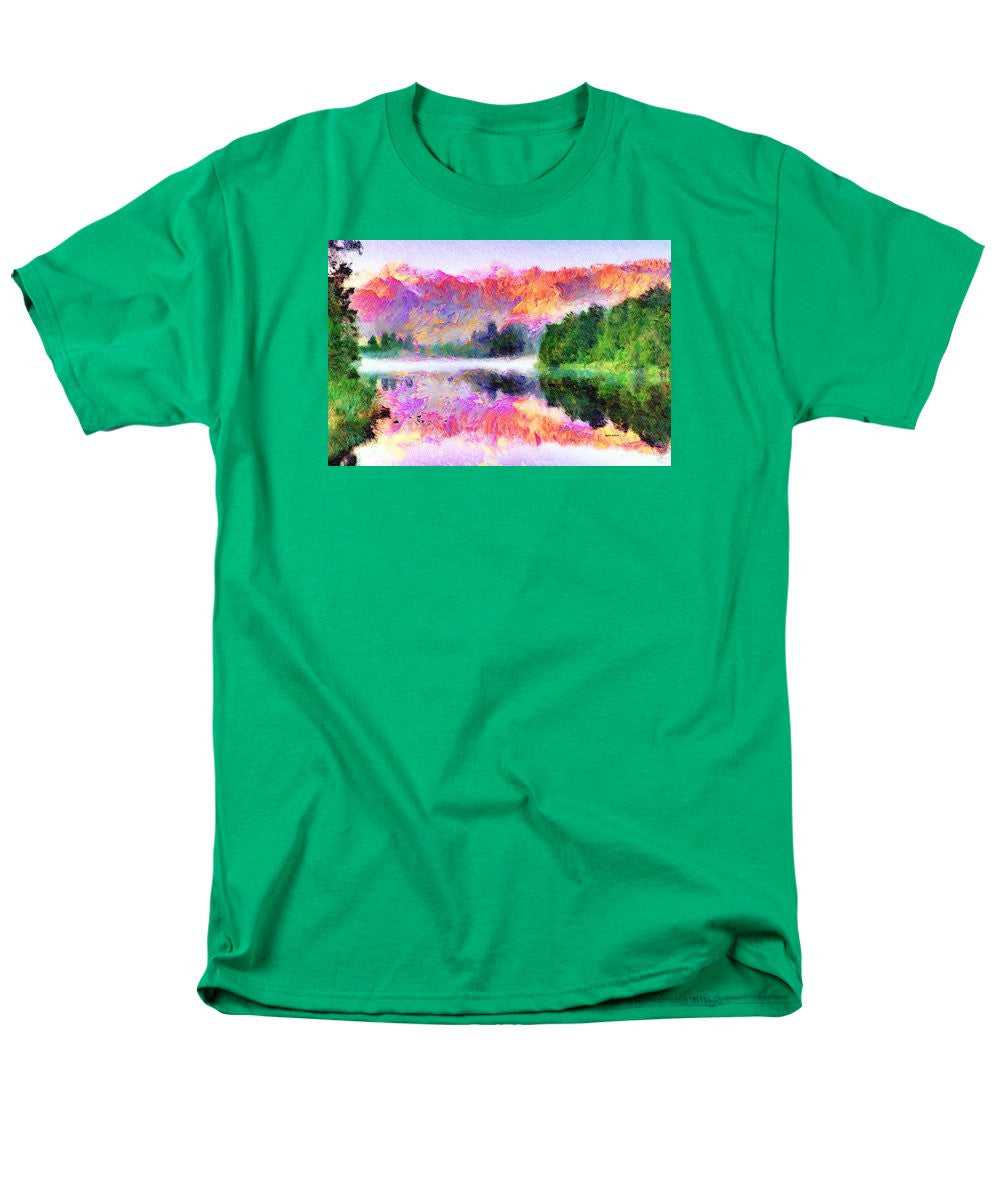 Men's T-Shirt  (Regular Fit) - Abstract Landscape 0743