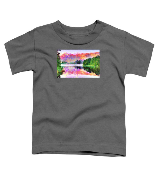 T-shirt pour tout-petits - Paysage abstrait 0743