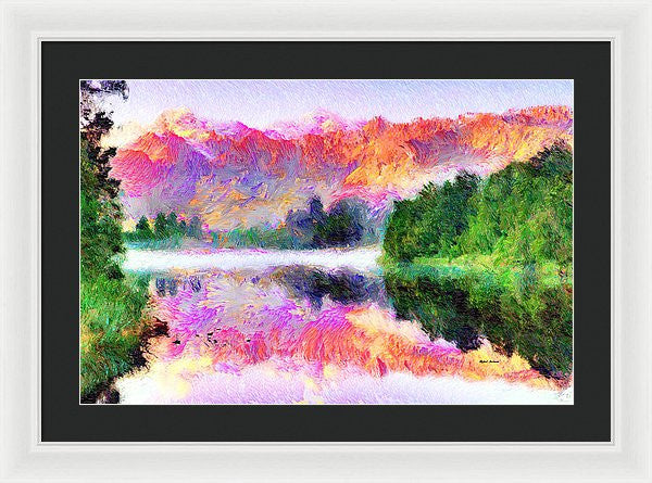 Framed Print - Abstract Landscape 0743