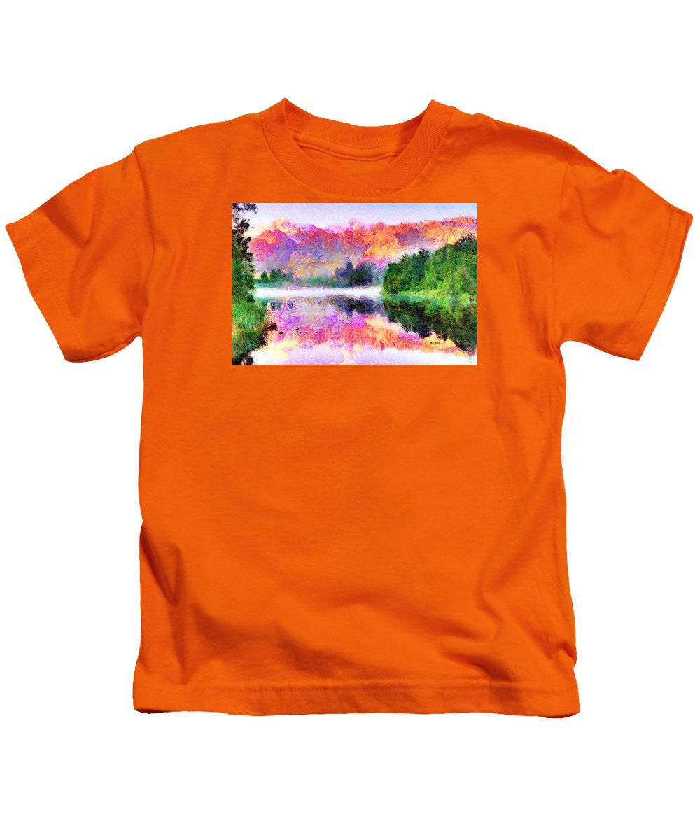 Kids T-Shirt - Abstract Landscape 0743