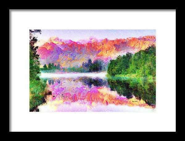 Framed Print - Abstract Landscape 0743