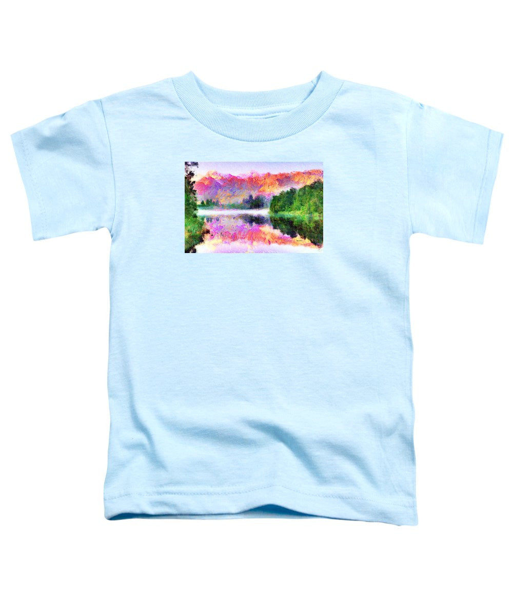 Toddler T-Shirt - Abstract Landscape 0743