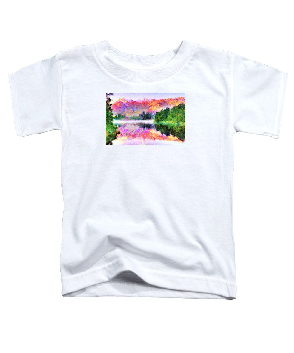 Toddler T-Shirt - Abstract Landscape 0743