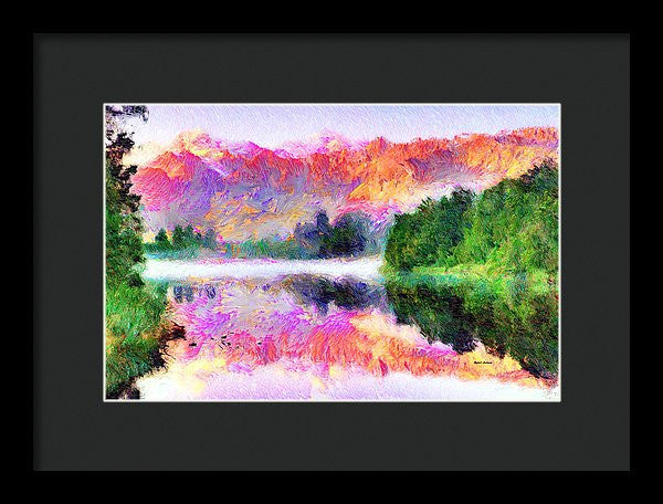 Framed Print - Abstract Landscape 0743