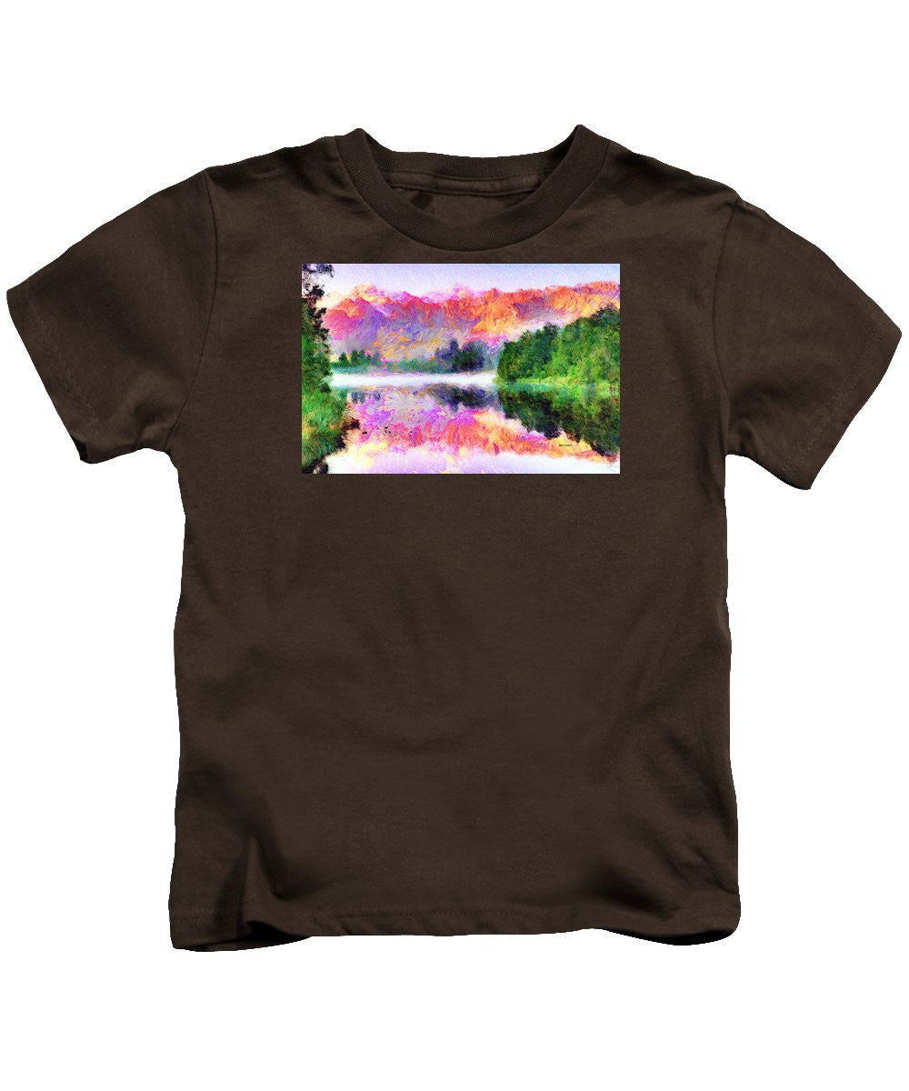 Kids T-Shirt - Abstract Landscape 0743