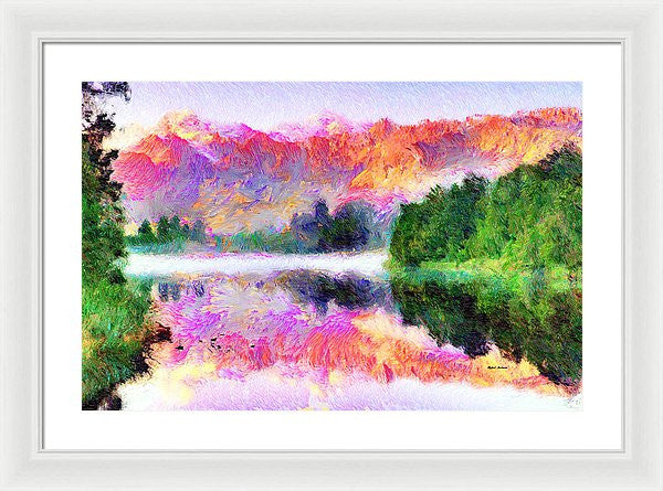 Framed Print - Abstract Landscape 0743