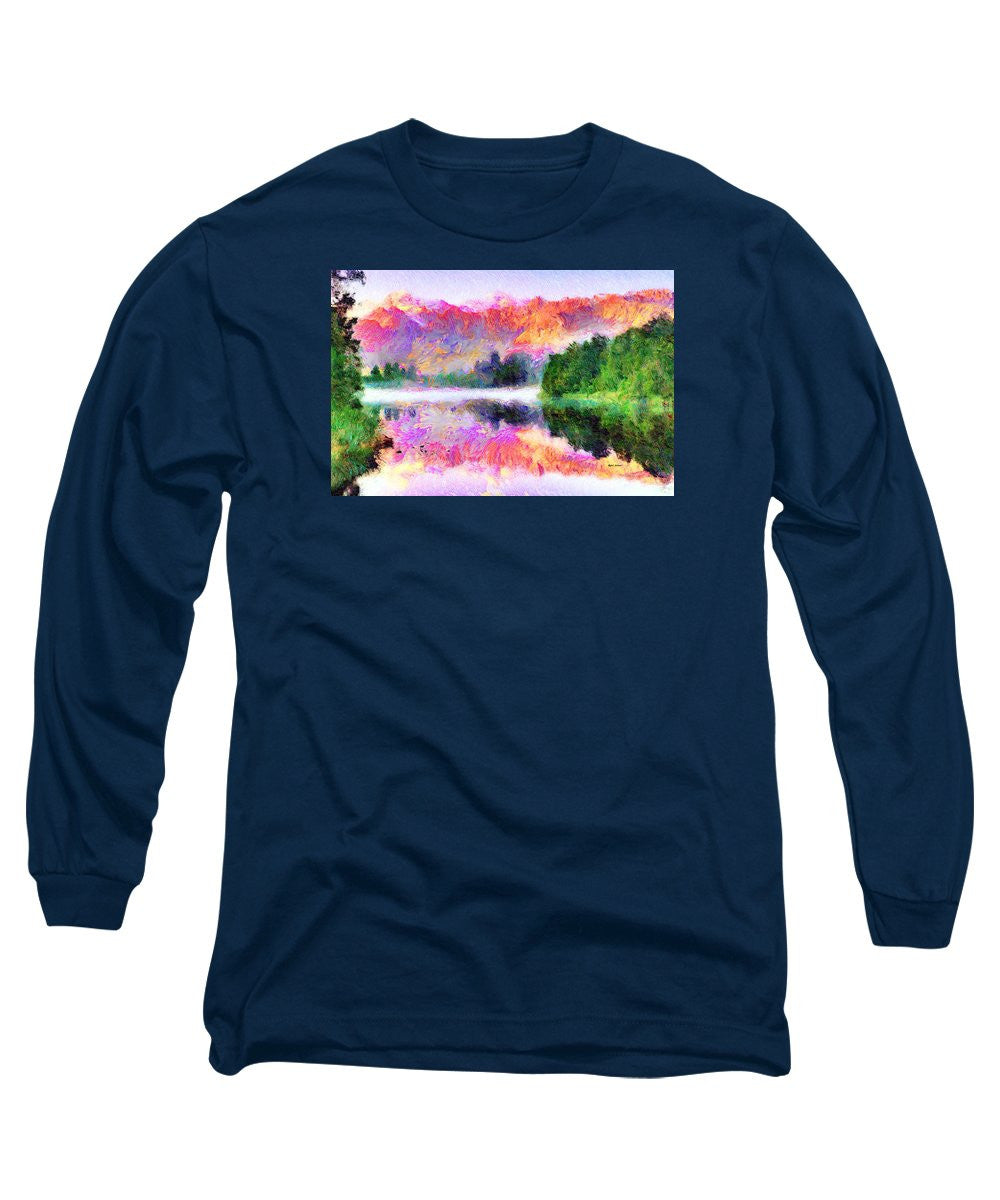 Long Sleeve T-Shirt - Abstract Landscape 0743