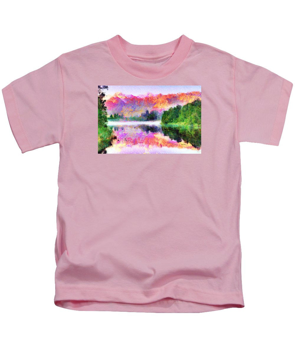 Kids T-Shirt - Abstract Landscape 0743