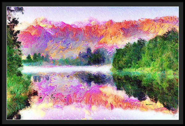 Framed Print - Abstract Landscape 0743