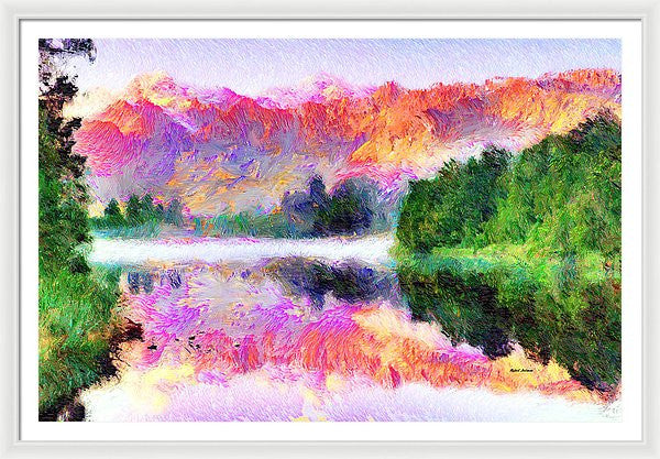 Framed Print - Abstract Landscape 0743