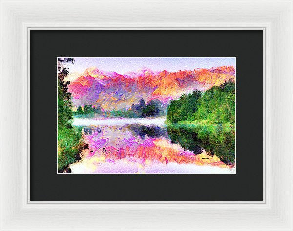 Framed Print - Abstract Landscape 0743