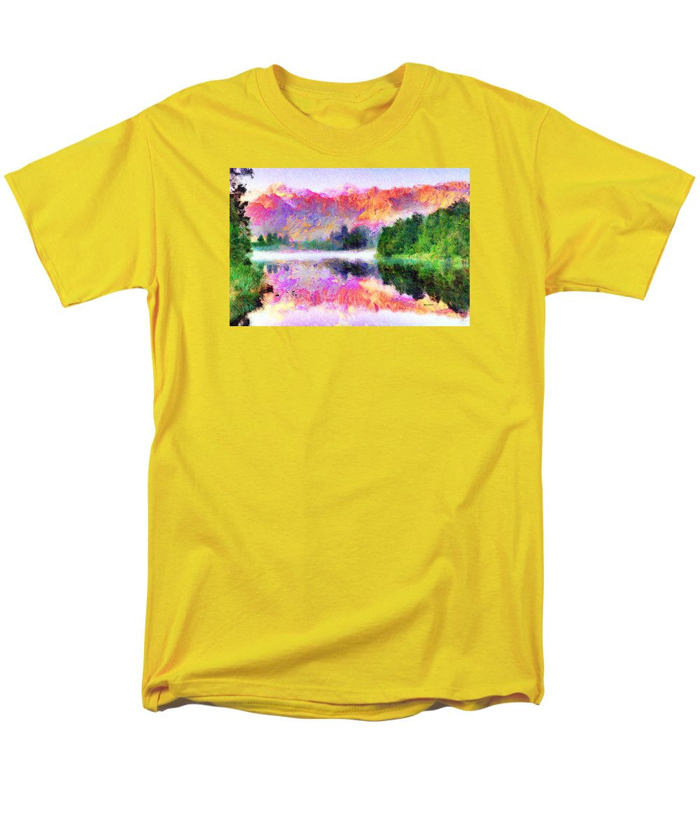 Men's T-Shirt  (Regular Fit) - Abstract Landscape 0743