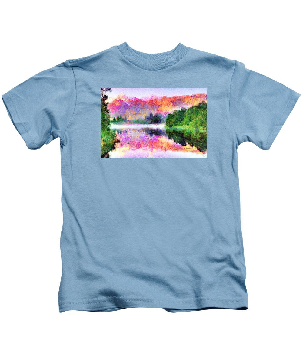 Kids T-Shirt - Abstract Landscape 0743