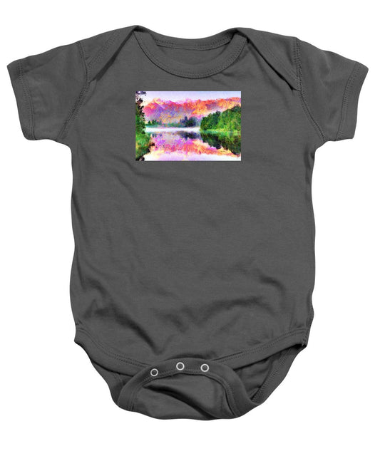 Baby Onesie - Abstract Landscape 0743
