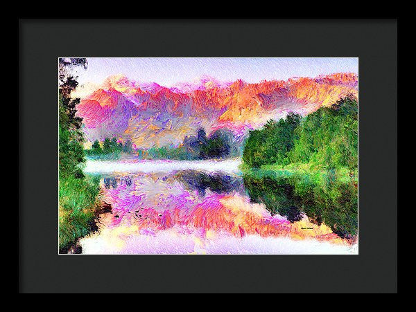 Framed Print - Abstract Landscape 0743