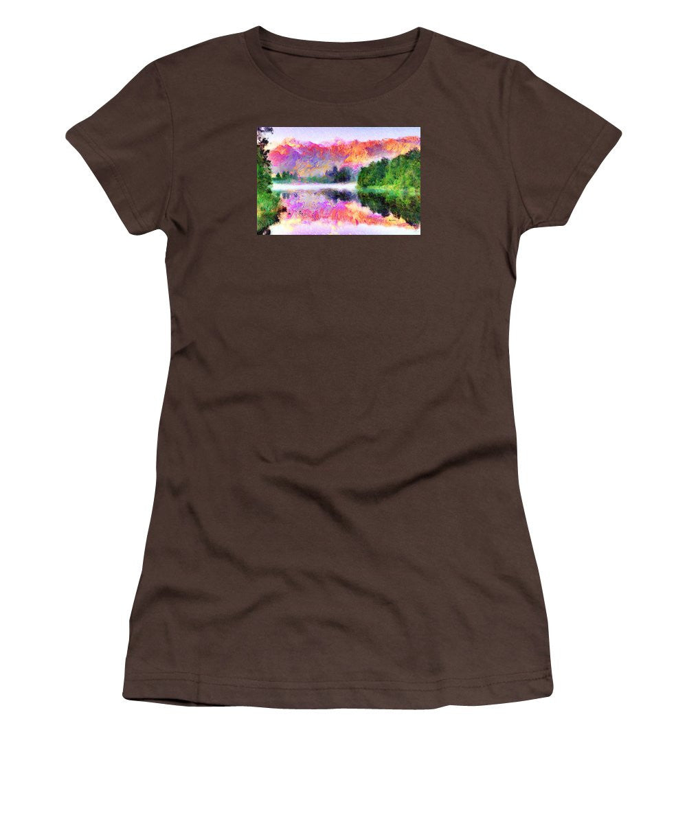 Women's T-Shirt (Junior Cut) - Abstract Landscape 0743