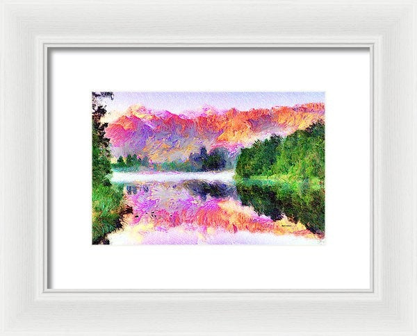 Framed Print - Abstract Landscape 0743