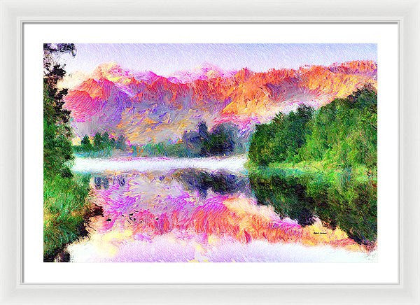 Framed Print - Abstract Landscape 0743