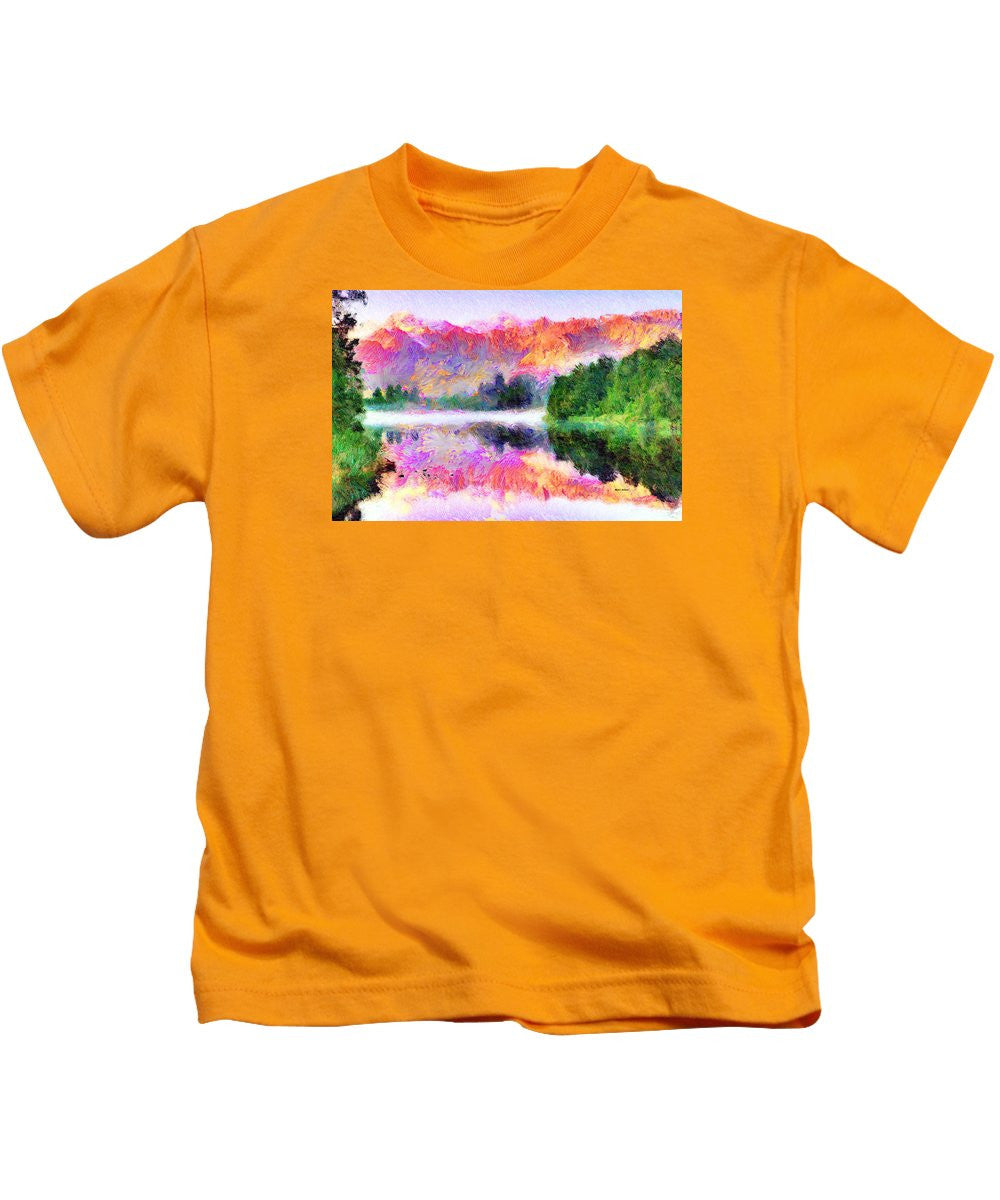 Kids T-Shirt - Abstract Landscape 0743