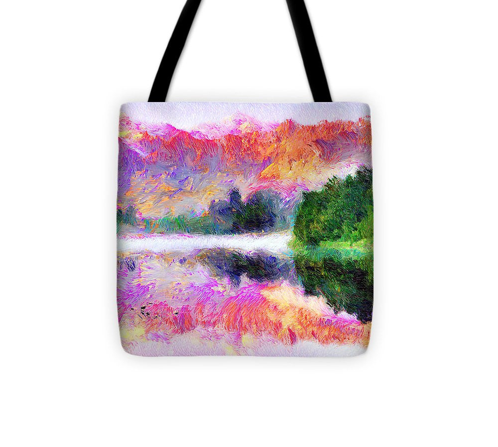 Tote Bag - Abstract Landscape 0743