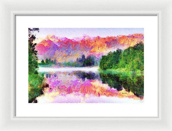 Framed Print - Abstract Landscape 0743