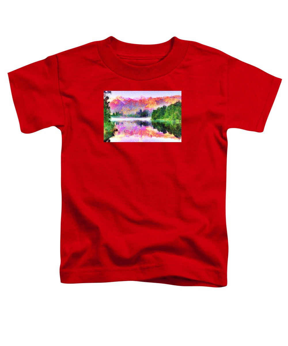 Toddler T-Shirt - Abstract Landscape 0743