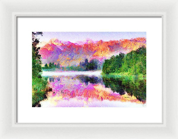 Framed Print - Abstract Landscape 0743