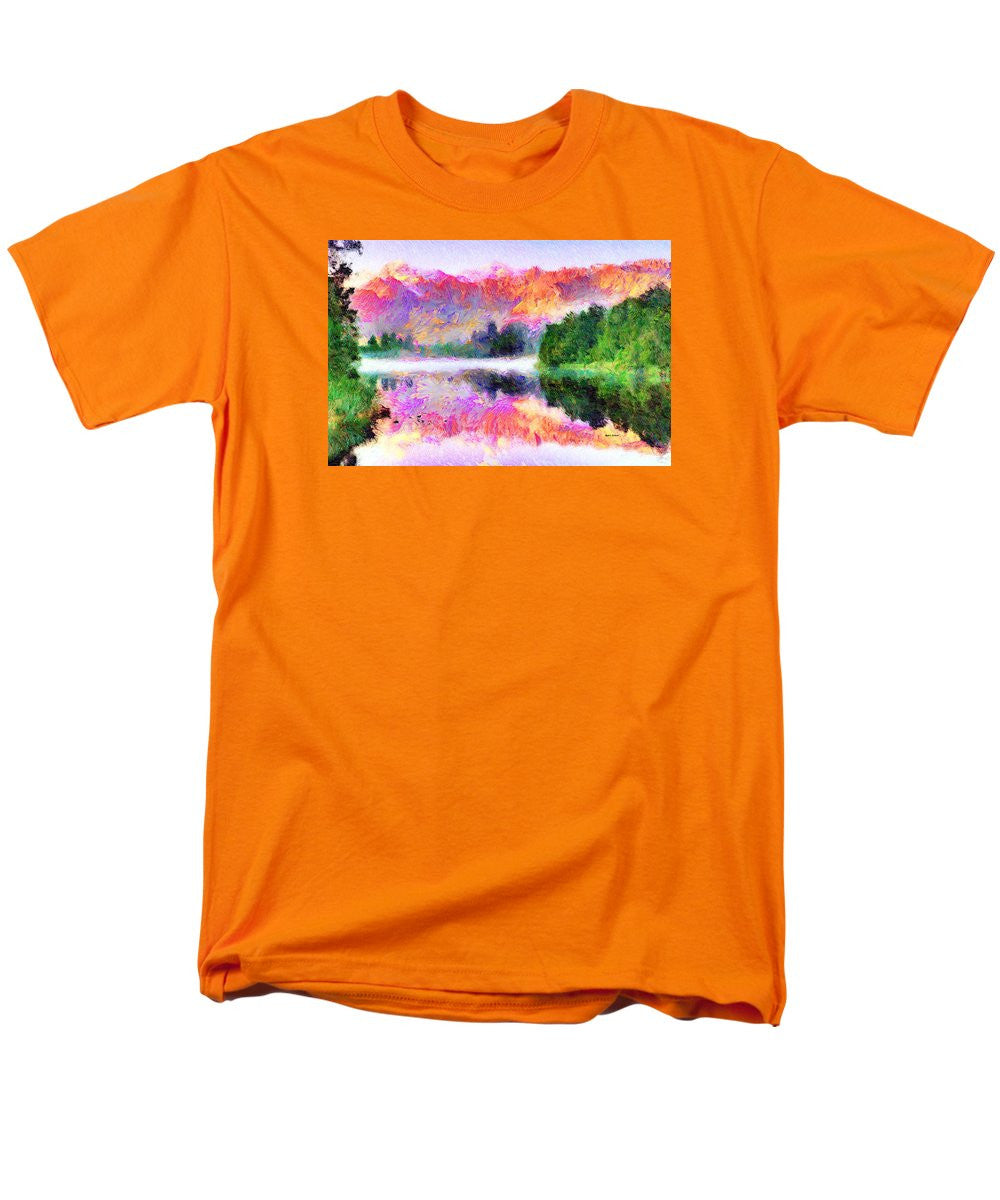 Men's T-Shirt  (Regular Fit) - Abstract Landscape 0743