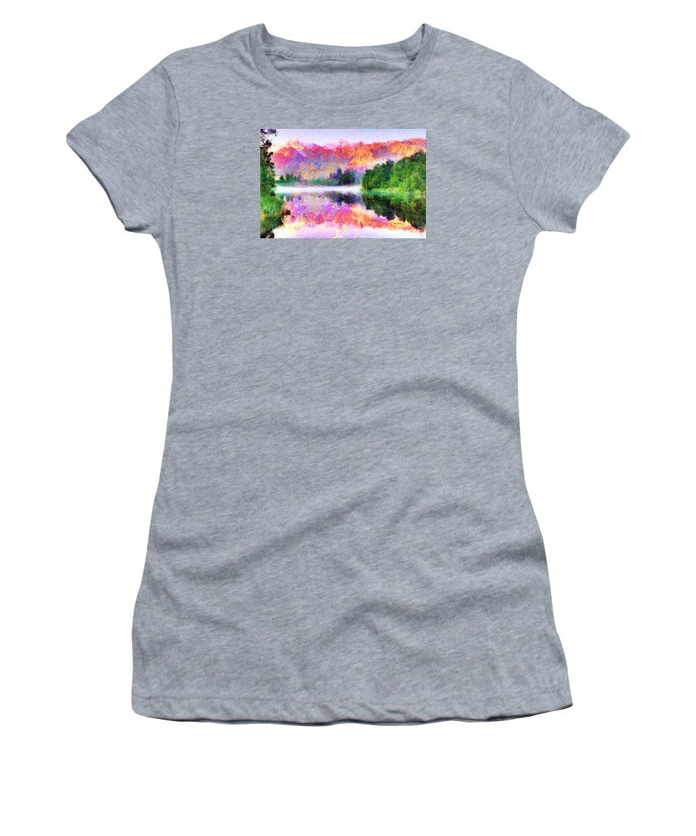 Women's T-Shirt (Junior Cut) - Abstract Landscape 0743