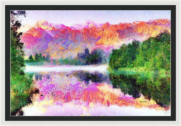 Framed Print - Abstract Landscape 0743