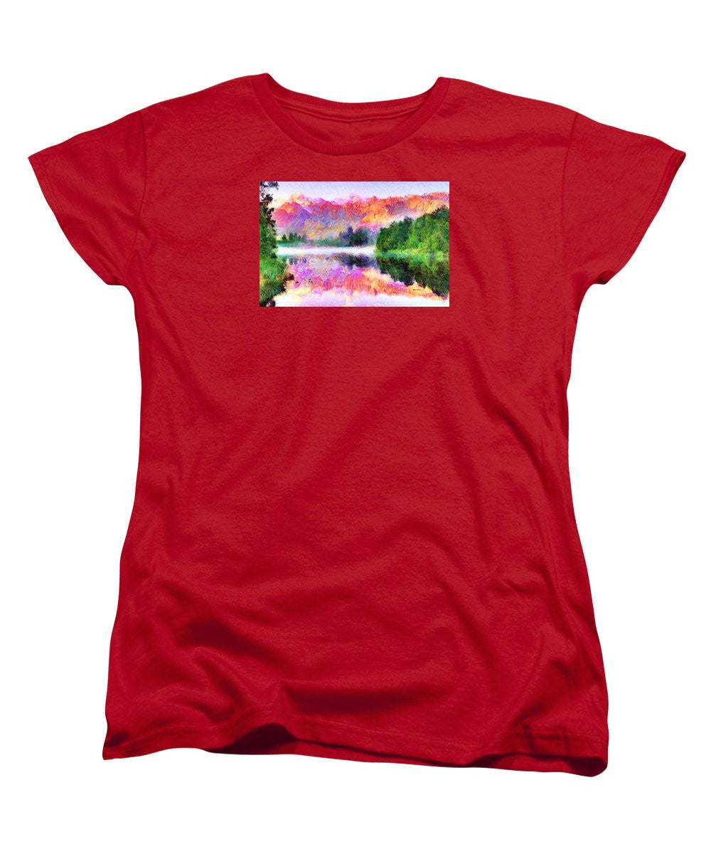 Women's T-Shirt (Standard Cut) - Abstract Landscape 0743