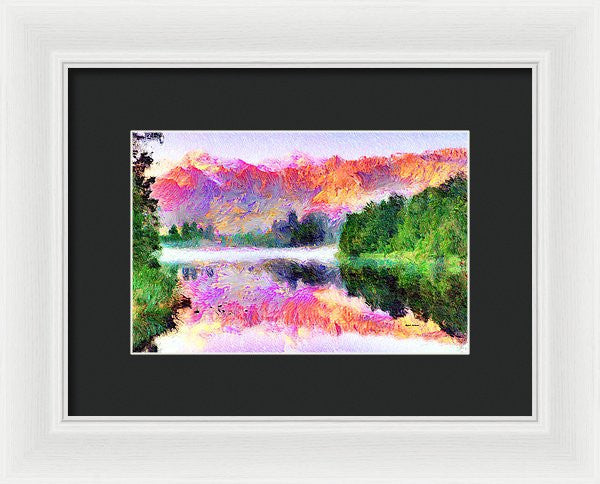 Framed Print - Abstract Landscape 0743