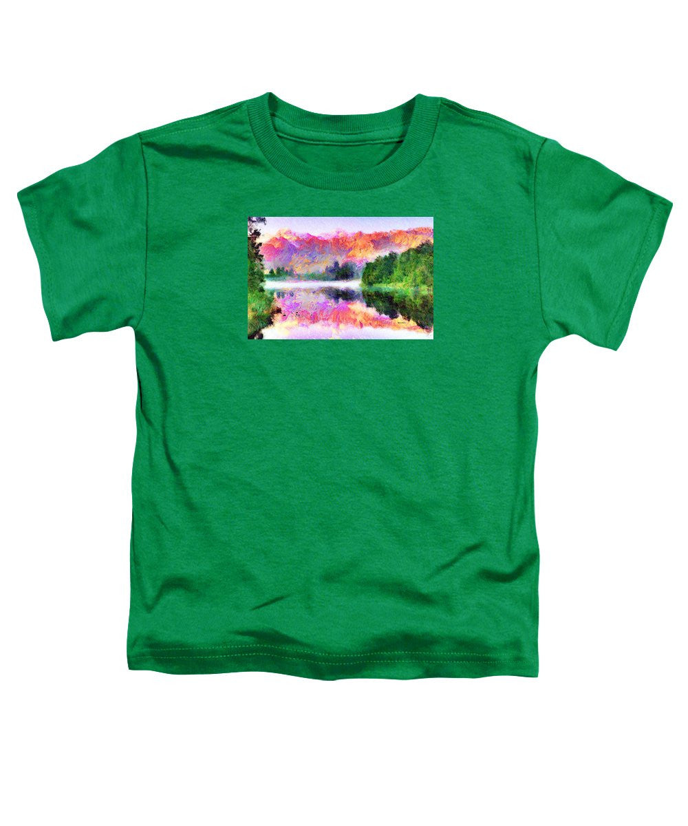 Toddler T-Shirt - Abstract Landscape 0743