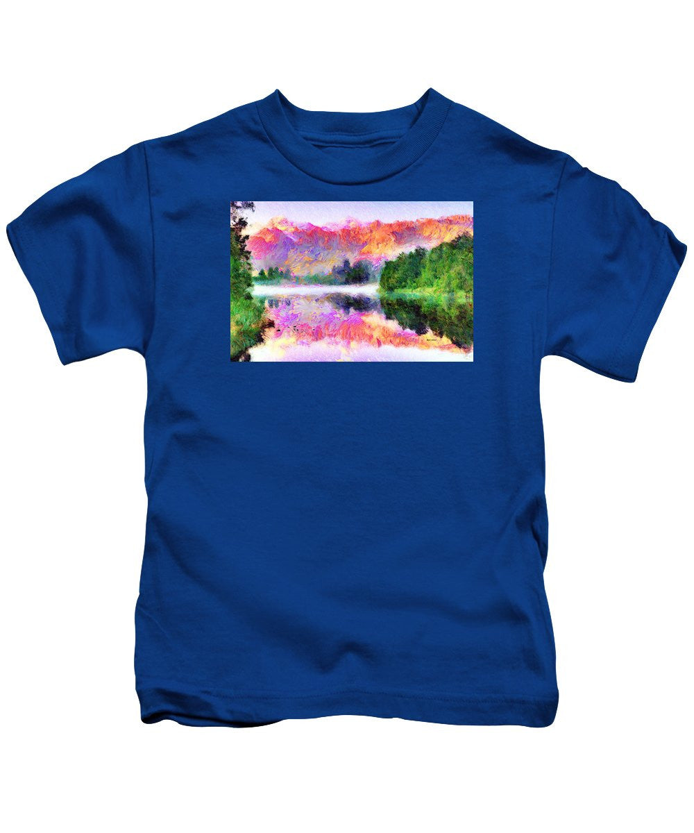 Kids T-Shirt - Abstract Landscape 0743