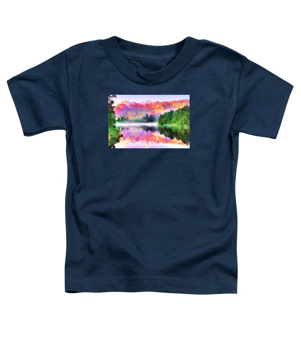 Toddler T-Shirt - Abstract Landscape 0743