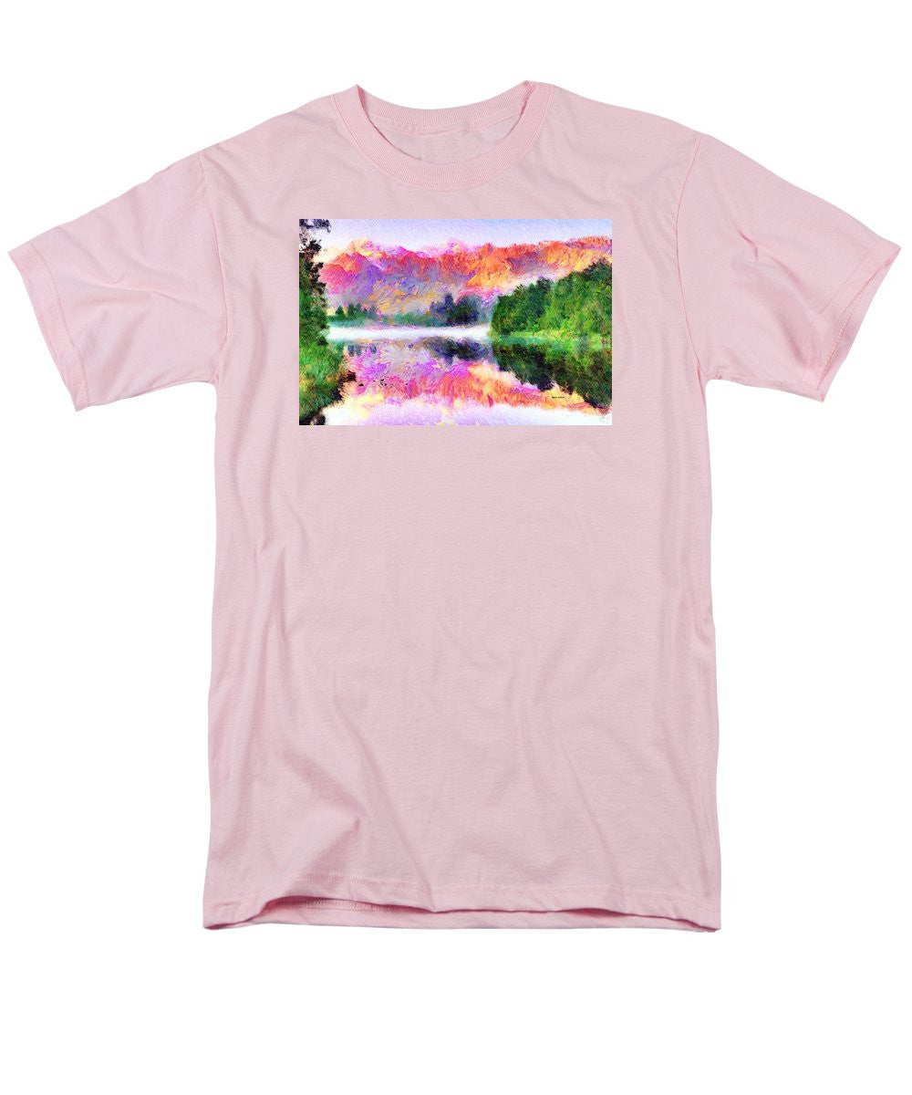 Men's T-Shirt  (Regular Fit) - Abstract Landscape 0743