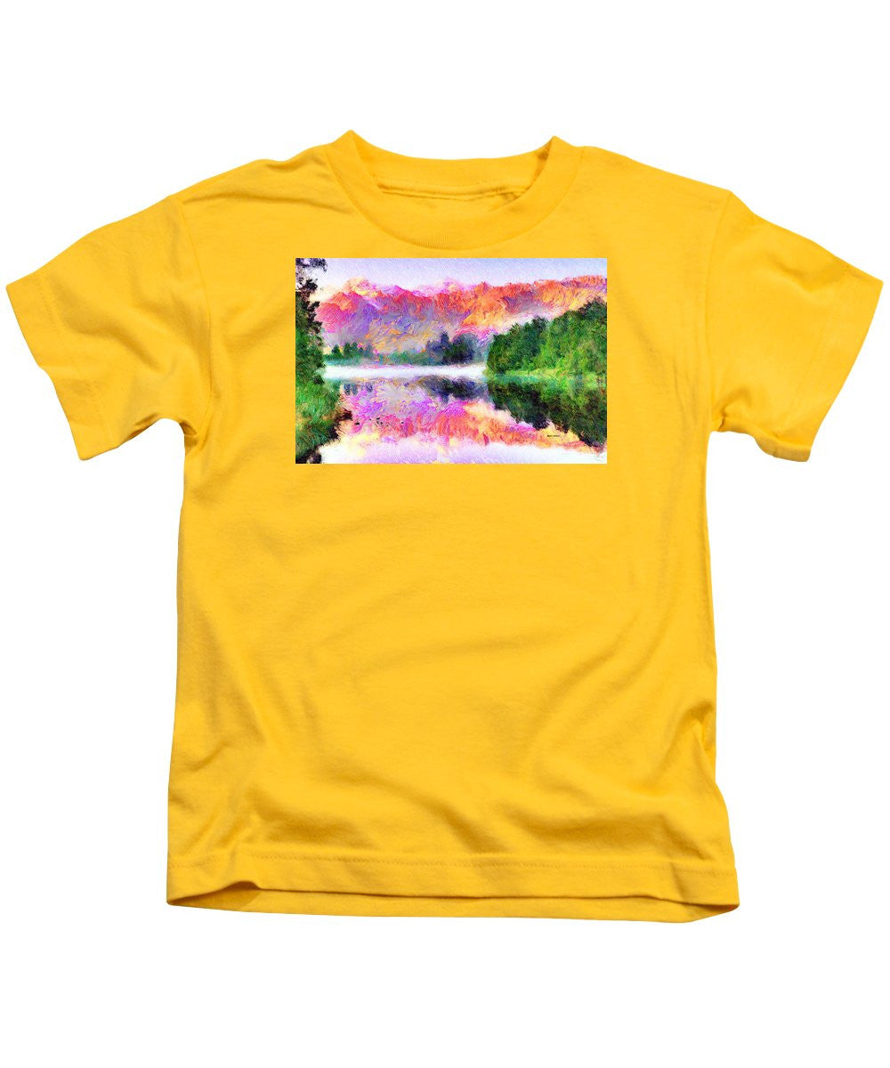 Kids T-Shirt - Abstract Landscape 0743