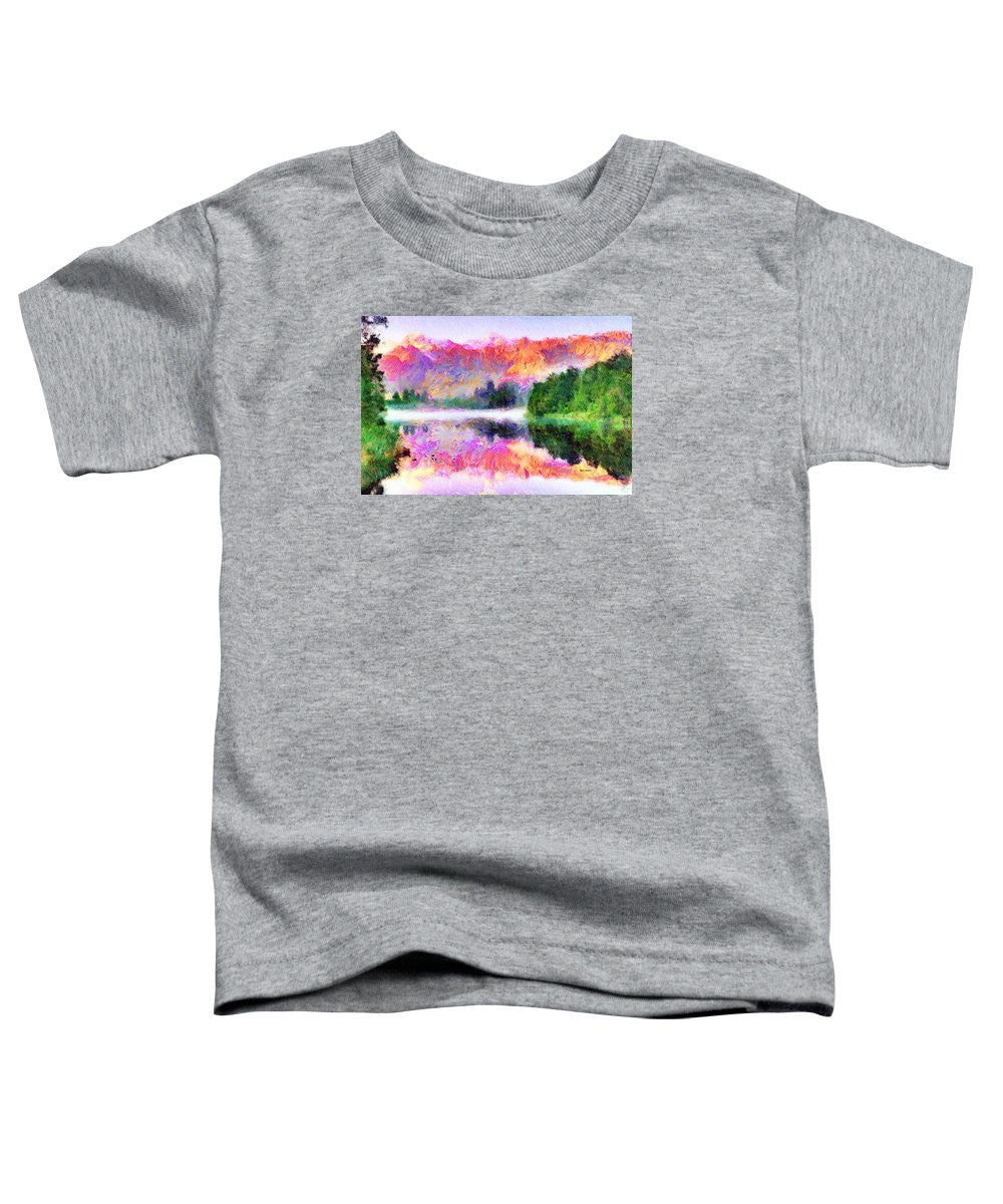 Toddler T-Shirt - Abstract Landscape 0743