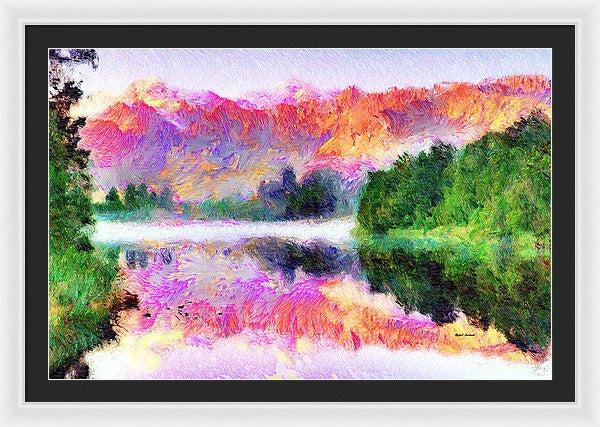 Framed Print - Abstract Landscape 0743