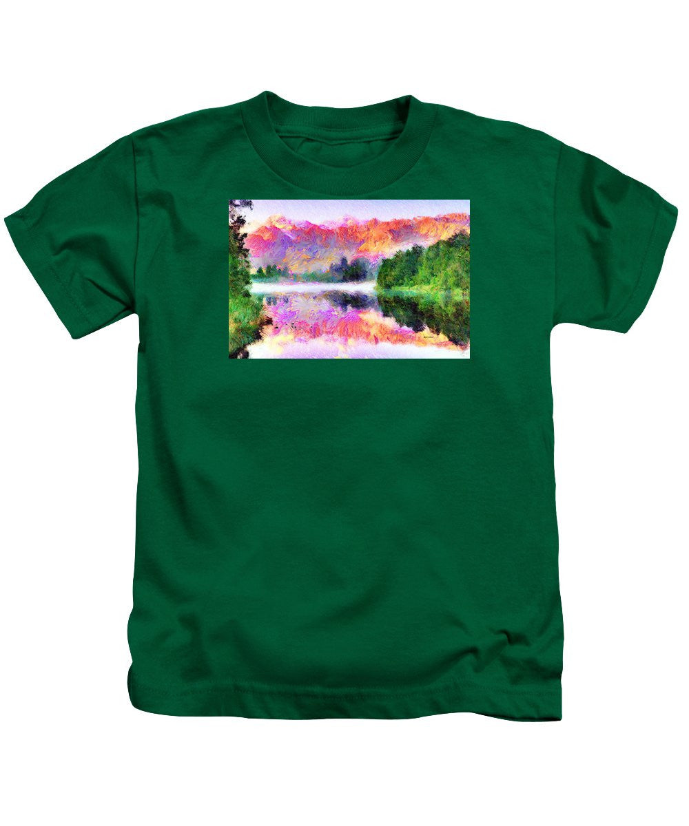 Kids T-Shirt - Abstract Landscape 0743