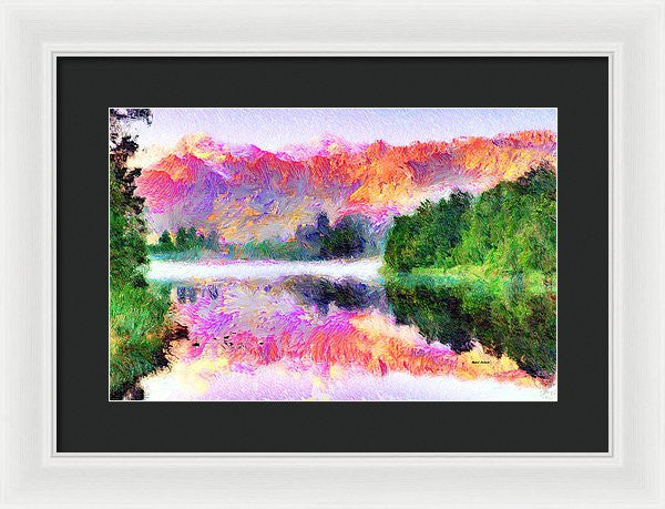 Framed Print - Abstract Landscape 0743